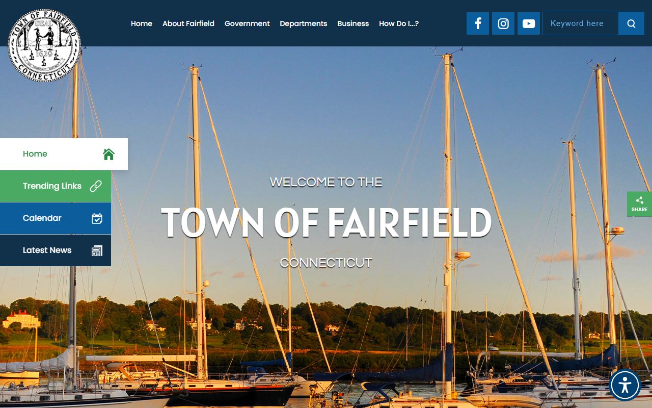 Fairfield town website and FOIA portal